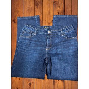 Lee Classic Fit Straight Leg Women Jeans Size 12 Short Blue